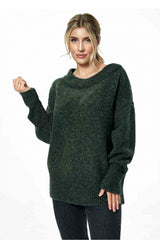 Jumper M882 – Figl, Dark Olive – Jumper – image 3