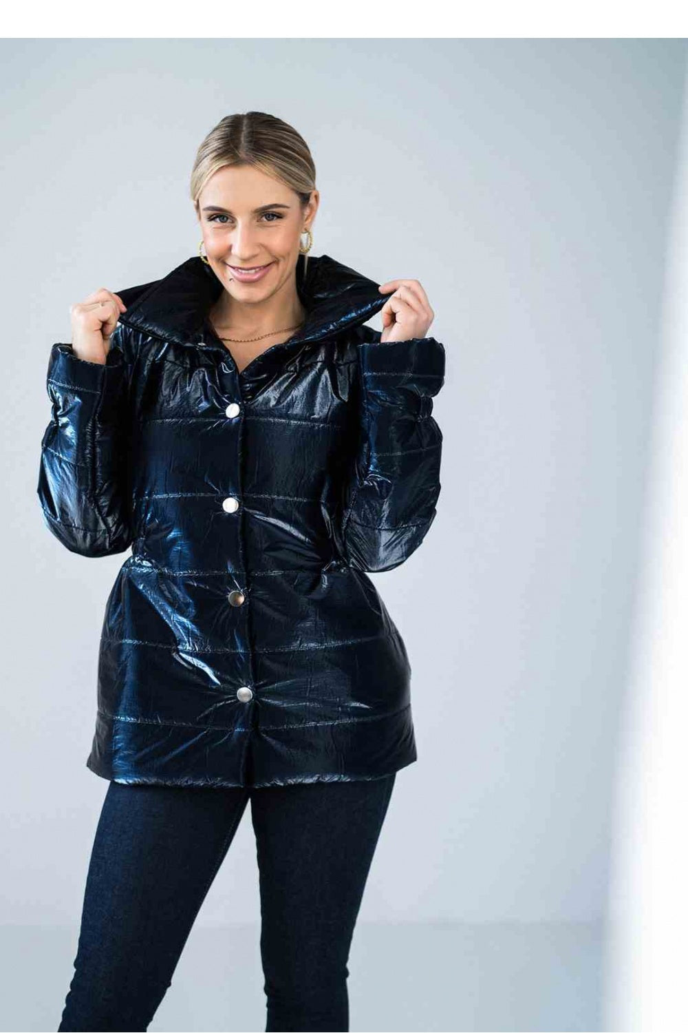 Jacket M933 – Figl, Navy – Jacket – image 3