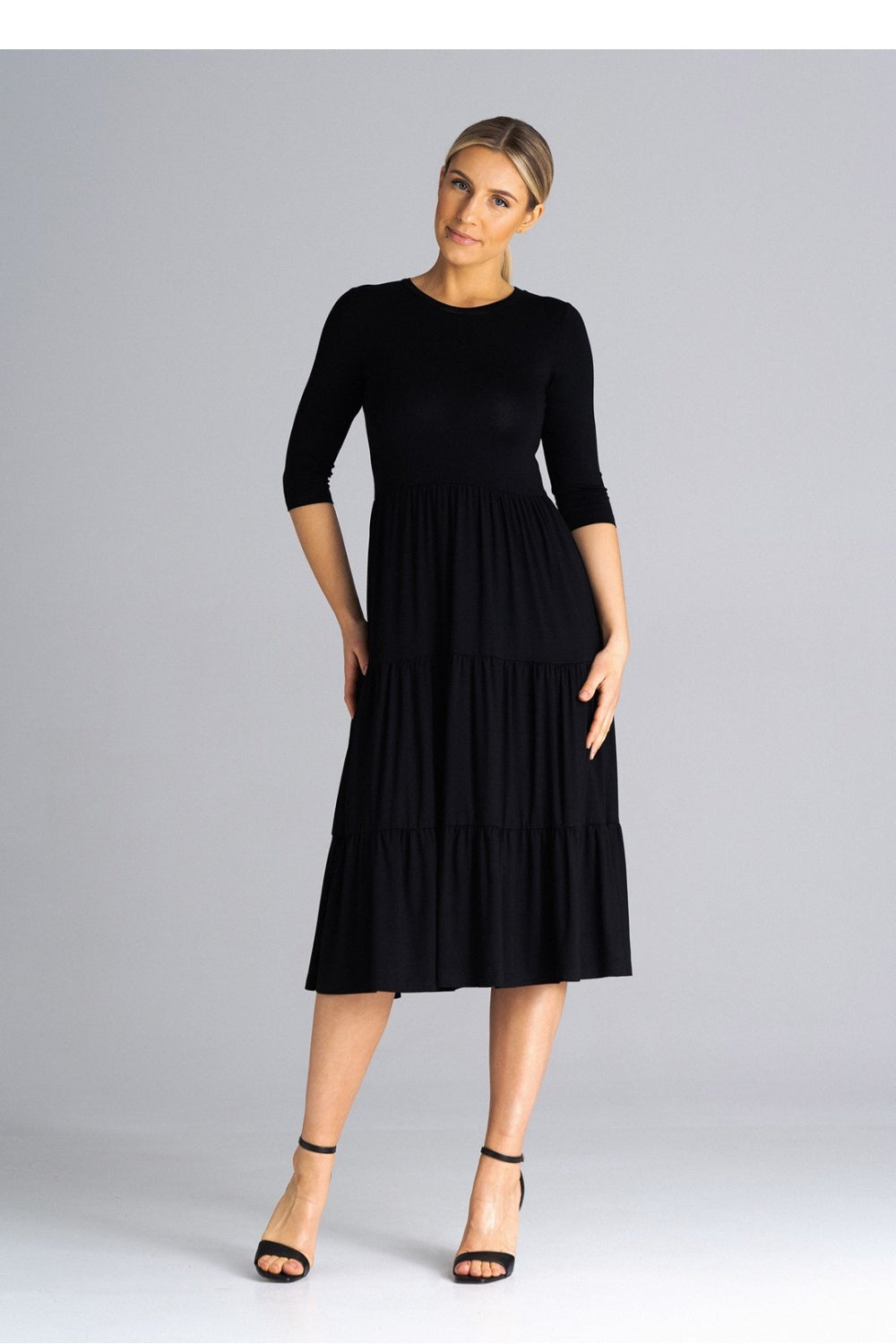 Day Dress M943 – Figl, Black – Day Dress – image 4