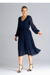 Day Dress M939 – Figl, Navy – Day Dress