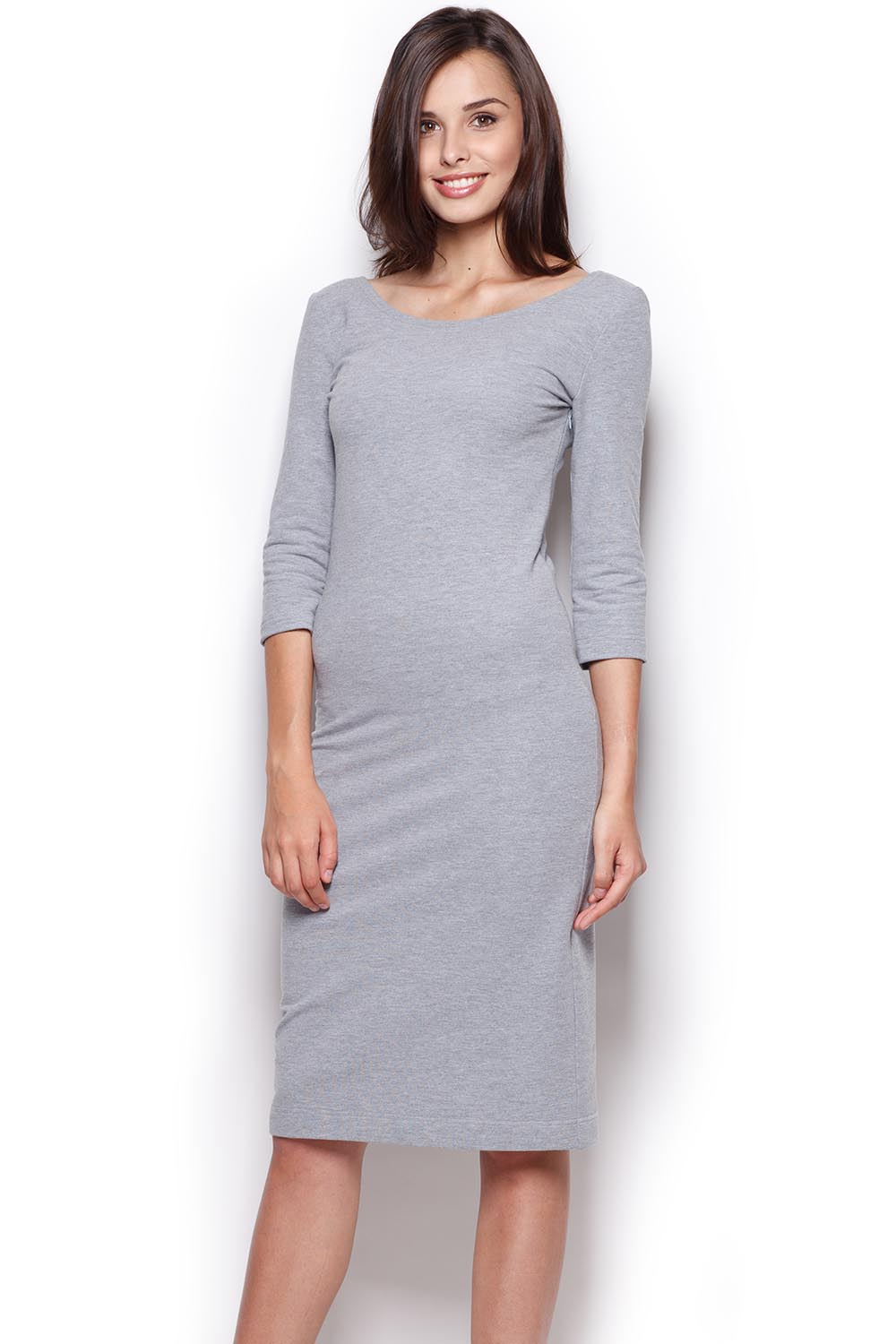 Day Dress 301 – Figl, Grey – Day Dress – image 2