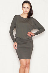 Day Dress 343 – Figl, Olive – Day Dress – image 2