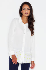 Shirt 385 – Figl, Ecru – Shirt – image 2