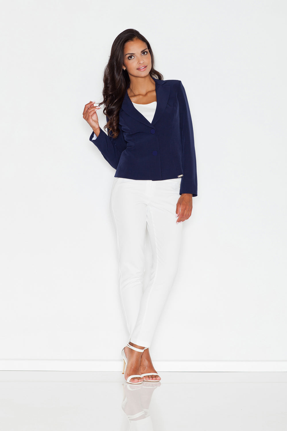 Women's Trousers 377 – Figl, Ecru – Pants