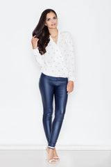Blouse 371 – Figl, Ecru – Blouse – image 4