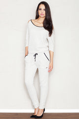 Suit 356 – Figl, Light Grey – Jumpsuit – image 2