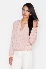 Blouse 371 – Figl, Pink – Blouse – image 2