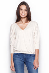 Blouse 278 – Figl, Ecru – Blouse – image 2